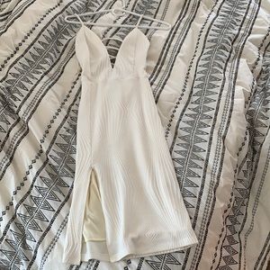 Forever 21 white midi dress size small